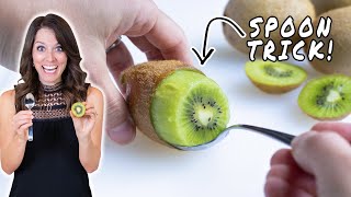 How to Cut a Kiwi  3 Easy Ways [upl. by Cromwell]