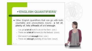 Countable uncountable nouns and quantifiers   UPV [upl. by Addison]