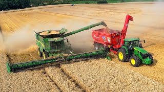 John Deere X9  1450  largest Combine Harvester  in 4K [upl. by Holli319]