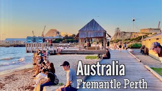 Fremantle Perth Western Australia  Fremantle Beach house  4k walking tour Australia  UHD 50fps [upl. by Gentilis]