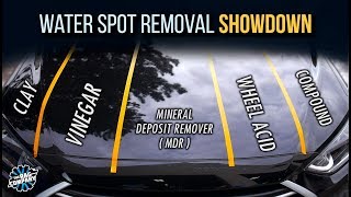 WATER SPOT REMOVAL What Works Best  Product Comparison [upl. by Occer]