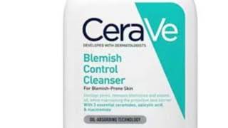 Cerave Blemish Control Face Cleanser Review [upl. by Alek]