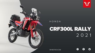 Honda CRF300L Rally 2021 – Highquality motorcycle accessories from SWMOTECH [upl. by Einnob]