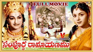 SAMPOORNA RAMAYANAM  TELUGU FULL MOVIE  NT RAMA RAO  PADMINI  V9 VIDEOS [upl. by Kristof]