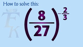 How to evaluate fraction type negative exponents explained in Nepali maths exponents fraction [upl. by Umberto]