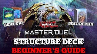 ULTIMATE GUIDE TO STRUCTURE DECKS  Best Decks amp Best URs  YuGiOh Master Duel [upl. by Stetson]