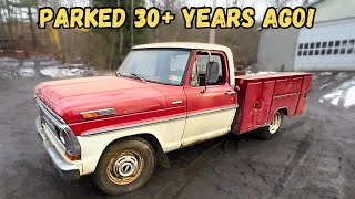 1971 Ford F250 Hasnt Seen the Road in Decades Will it Run and Drive Home [upl. by Haimorej432]