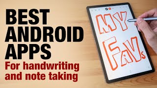 Best Android Apps for Handwriting and Note Taking [upl. by Koetke667]