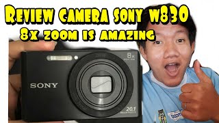 UNBOXING SONY W830 TEST ZOOM [upl. by Aneris]