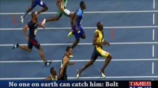 Rio 2016 Usain Bolt beats Justin Gatlin to win 100m gold [upl. by Annagroeg438]