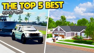 Top 5 Roleplay Games on Roblox 2024 [upl. by Miguelita17]