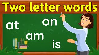 Two letter words  two letter sight words  Sight words for kids  two letter words reading for kids [upl. by Callista752]