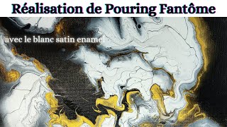 Tutoriel Peinture Acrylique Pouring Fantômes acryliquepouring N°192 [upl. by Arnelle317]