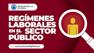 Regímenes Laborales en el Sector Público [upl. by Meerek59]