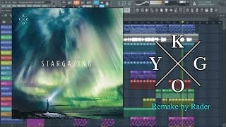 Kygo  Stargazing ft Justin Jesso Fl Studio Remake FREE FLP [upl. by Aineg]