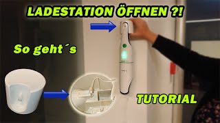 VORWERK VC 100 HANDSTAUBSAUGER  LADESTATION ÖFFNEN   TUTORIAL  WANDHALTERUNG  FACTOREM [upl. by Aggappe738]