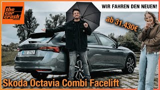 Skoda Octavia Combi Facelift 2024 Fahrbericht mit dem Kombi ab 31430€ Review  Test  Sportline [upl. by Leumas]