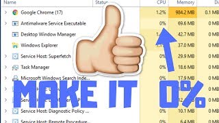 Antimalware Service Executable MsMpEngexe High CPU usage Fix on windows 10 [upl. by Sokul]