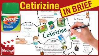 Cetirizine  Zyrtec 10 mg What is Cetirizine Used For Dosage Side Effects amp Precautions [upl. by Nyrrek]