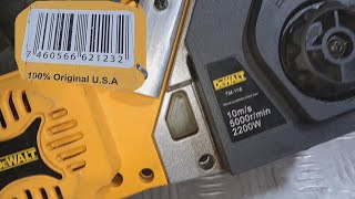 Аккумуляторная пила Dewalt TM116 обзор  тест [upl. by Enela89]