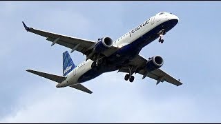 JETBLUE Flight 202 Airbus 321 from Ft Lauderdale lands at New York JFK airport [upl. by Brotherson]