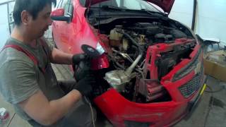 Шевроле Спарк ремонт кузова и окраска в Нижнем Новгороде  Chevrolet Spark body repair [upl. by Eppie582]