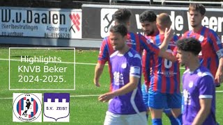 Highlights knvbbeker VVA Achterberg  sv Zeist 20242025 [upl. by Aneras587]