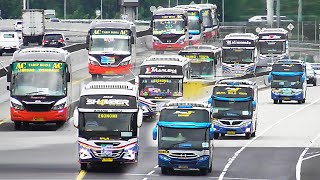 ATB JATIMAN DIKERAHKAN⁉️ KONVOI TERBAIK RIBUAN UNIT BUS Menuju Gelora Bung Karno Jakarta [upl. by Lida975]