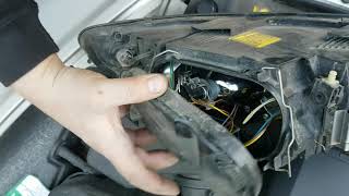 how to change headlight  low beam bulb volvo v50 c30 s40 c70 [upl. by Vitale]