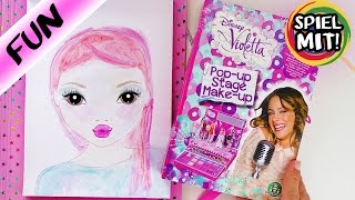 Topmodel Challenge  Malen mit Makeup aus Violetta Pop up Stage  Kann Kathi nur mit Make up malen [upl. by Eisenstark]