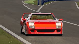 Ferrari F40 1987  Autódromo de Interlagos  Onboard VR  Replay [upl. by Barnet]