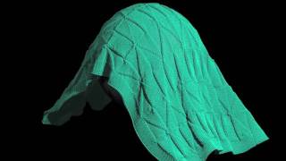 Efficient Yarnbased Cloth with Adaptive Contact Linearization  Highlights [upl. by Aikel]