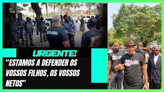 POLICIAS DO MPLA IMPEDEM ADALBERTO E LÍDERES DA FPU DE DISTRIBUIREM PANFLETOS NO LARGO 1 DE MAIO [upl. by Paz901]