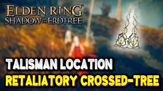 Elden Ring RETALIATORY CROSSED TREE Talisman Location  Shadow of the Erdtree DLC [upl. by Annaek]