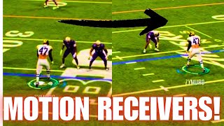 HOW TO MOTION WIDE RECEIVERS IN COLLEGE FOOTBALL 25 [upl. by Lled]