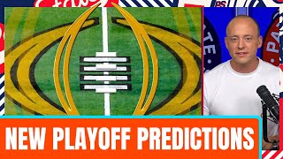 College Football Playoff Predictions  UPDATED [upl. by Bedelia]