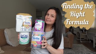 Finding the Right Formula What worked for us  Formula Comparison  Similac vs EleCare [upl. by Smitt]