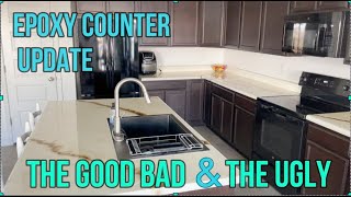 Kitchen Counter Epoxy 2 Year Update [upl. by Theta]