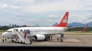 Mozambique  Landing in Nampula Airport [upl. by Anatniuq]