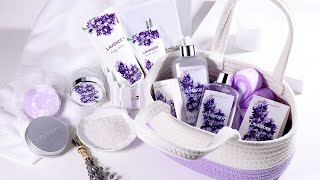 Soothing Lavender Spa Gift Set to gift her the precious metime she needs [upl. by Haimes]