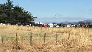 RNZAF Boeing 757 High Speed Pass at Wings Over Wairarapa 2021 [upl. by Ecinna]