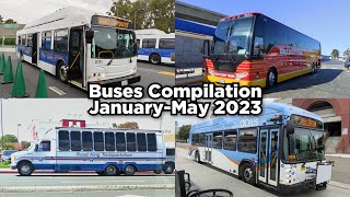 Buses Compilation  JanuaryMay 2023 [upl. by Ruthven]