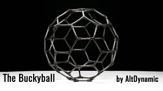 The Buckyball A carbon fiber model of the C60 molecule [upl. by Mellen502]