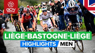 Dominant Solo Victory  LiègeBastogneLiège 2023 Highlights  Men [upl. by Brandice418]