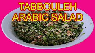 RAMADHAN  03 HOW TO MAKE TABBOULEH SALAD IN ARABIC RECIPE Lovy2011 [upl. by Ardisi]