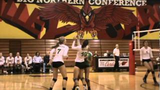 Boylan Volleyball vs Winnebago  Guyette save and Weiskircher Kill [upl. by Harlie]