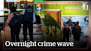 Five Auckland businesses targeted in ram raids and smashandgrabs overnight  nzheraldconz [upl. by Freedman660]