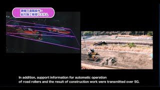 5G Field Trials in Japan Remote control of construction machines and cranes 2019 [upl. by Barbey]