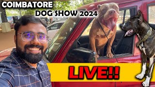 Live Coimbatore Dog show 2024 [upl. by Nivlem979]