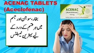 Aceclofenac 100 mg tablet uses  Aceclofenac side effects  acenac 100 mg tablet uses [upl. by Patnode]